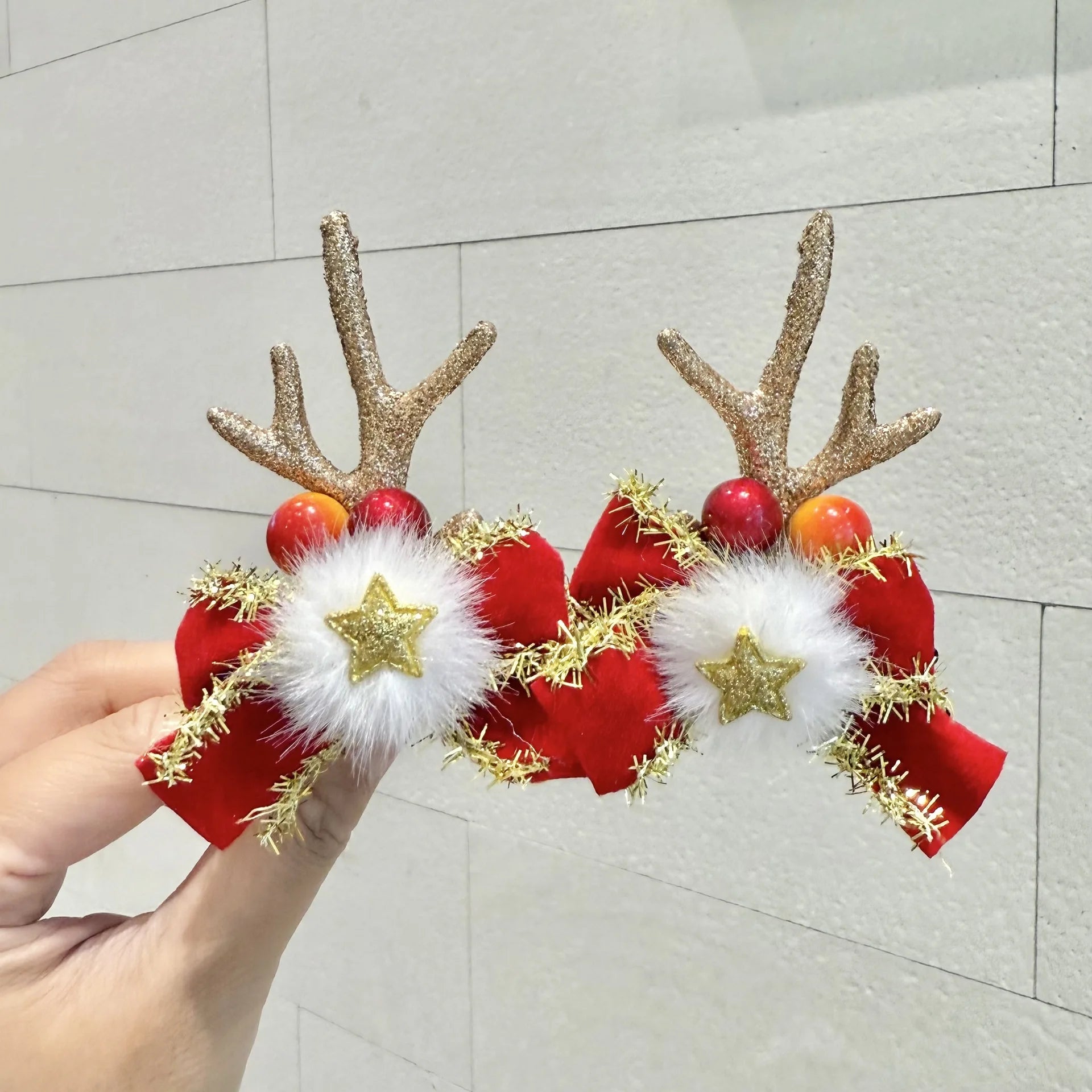 Kawaii Christmas Ear Hair Clip