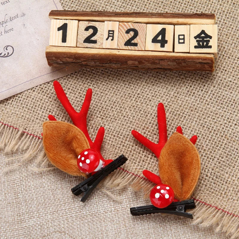 Kawaii Christmas Ear Hair Clip