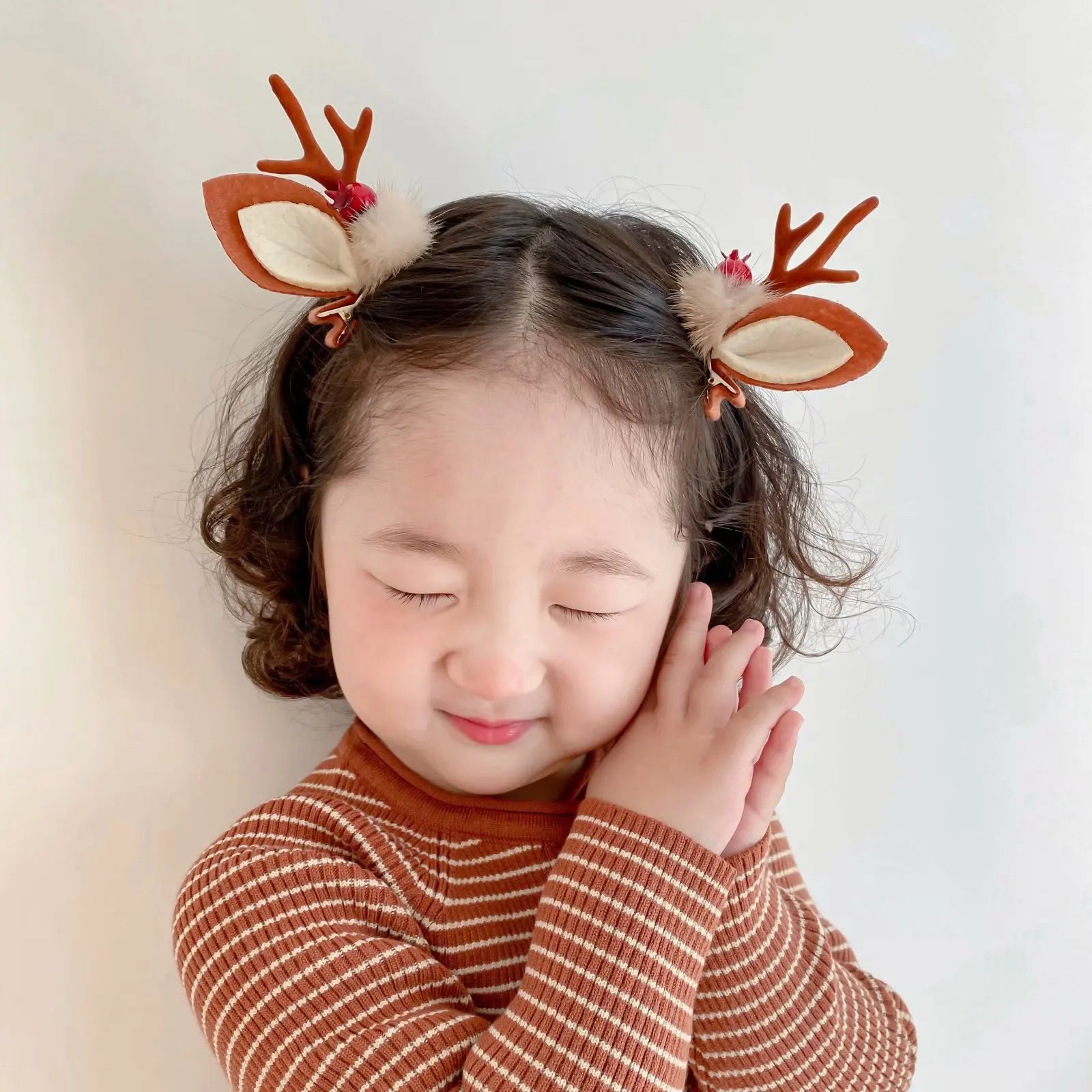 Kawaii Christmas Ear Hair Clip