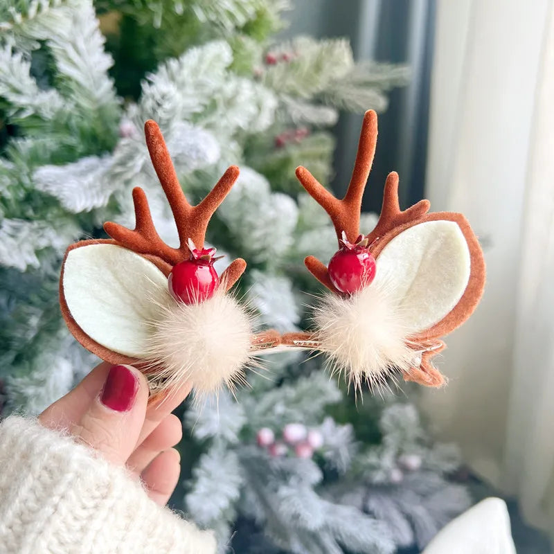 Kawaii Christmas Ear Hair Clip