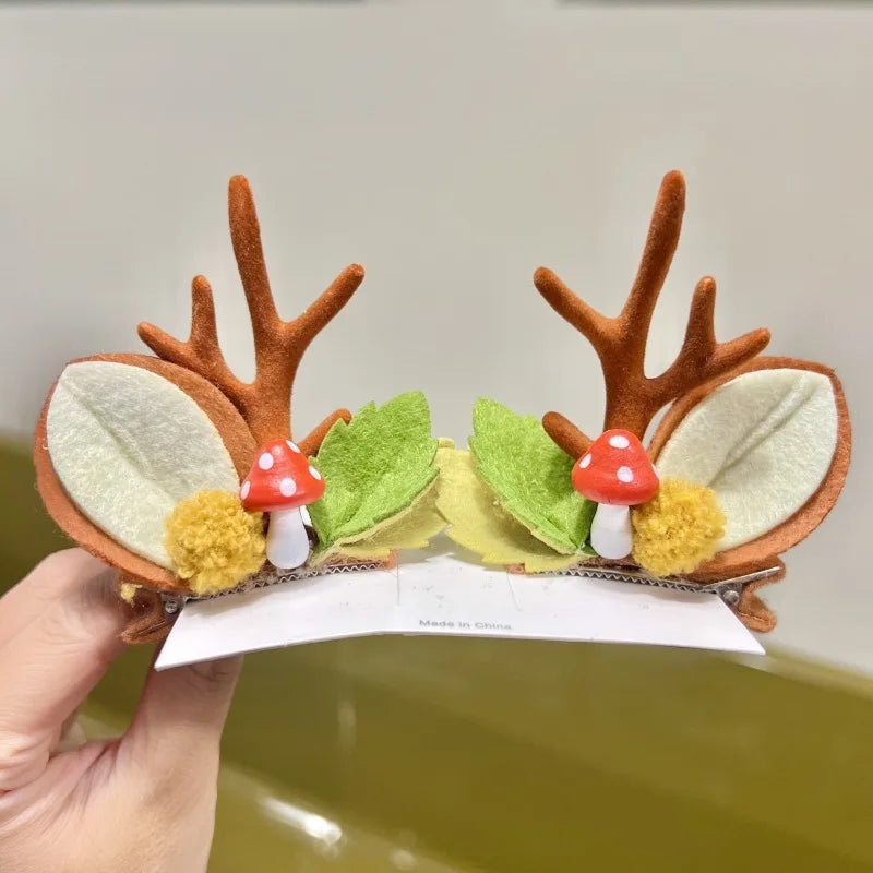 Kawaii Christmas Ear Hair Clip