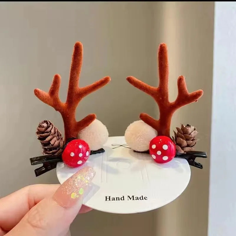 Kawaii Christmas Ear Hair Clip