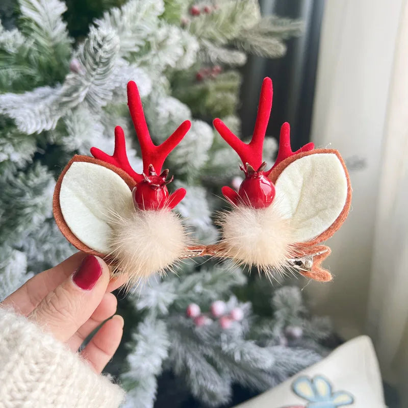 Kawaii Christmas Ear Hair Clip