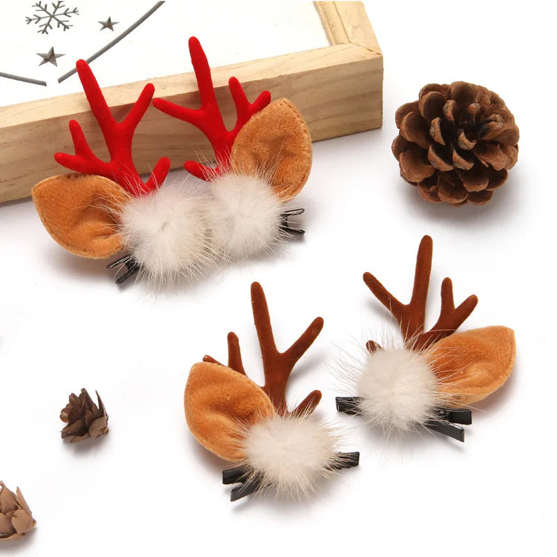 Kawaii Christmas Ear Hair Clip
