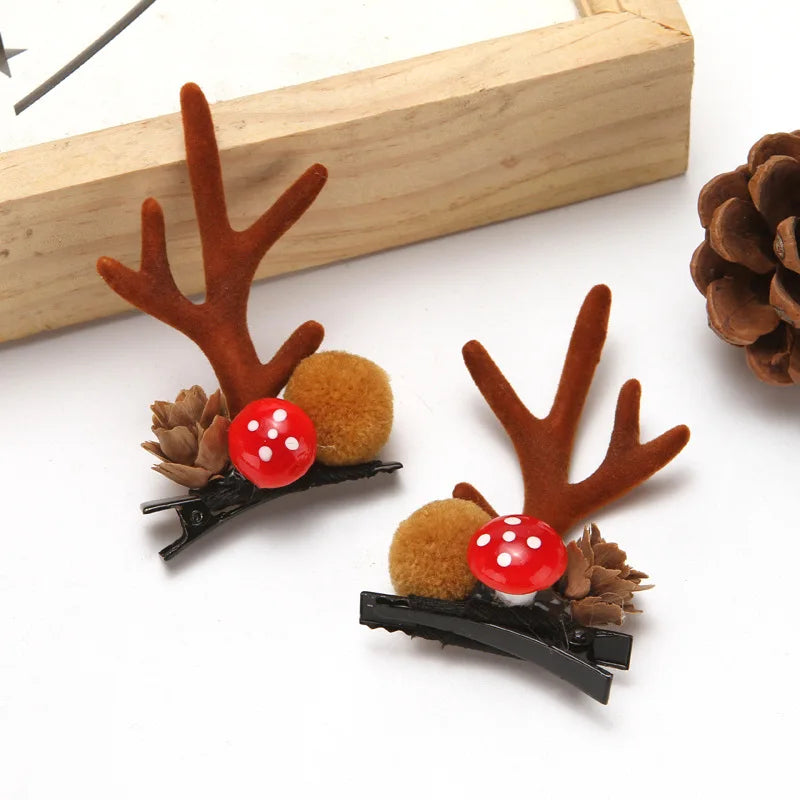 Kawaii Christmas Ear Hair Clip