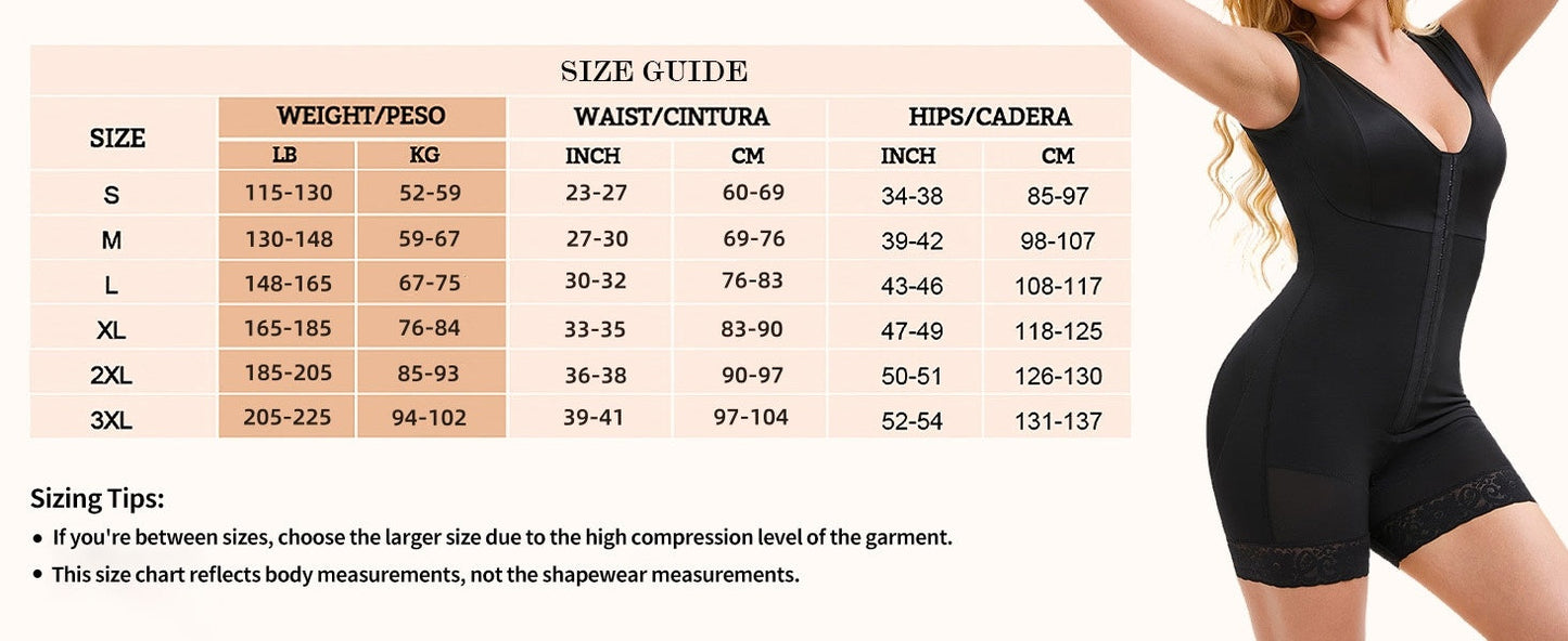 Fajas Colombiana Shapewear For Women Tummy Control