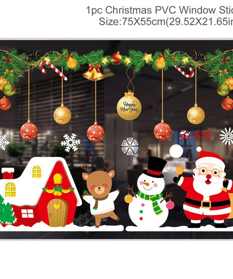 Christmas Wall Window Stickers