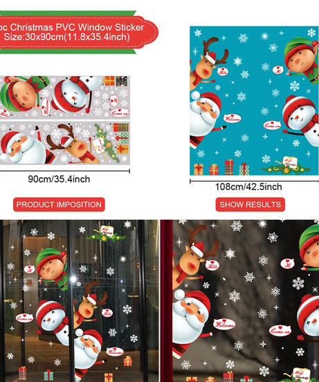 Christmas Wall Window Stickers