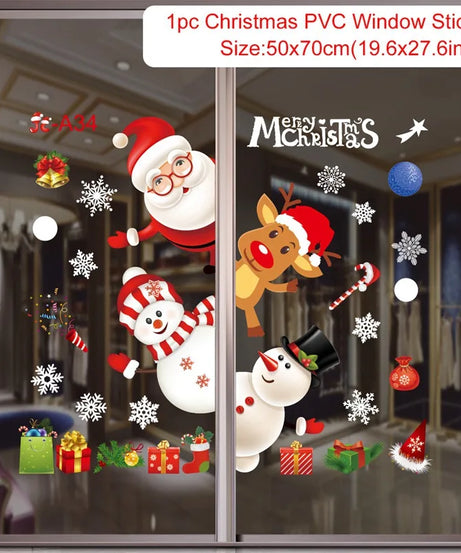 Christmas Wall Window Stickers
