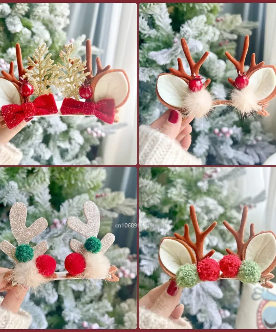 Kawaii Christmas Ear Hair Clip