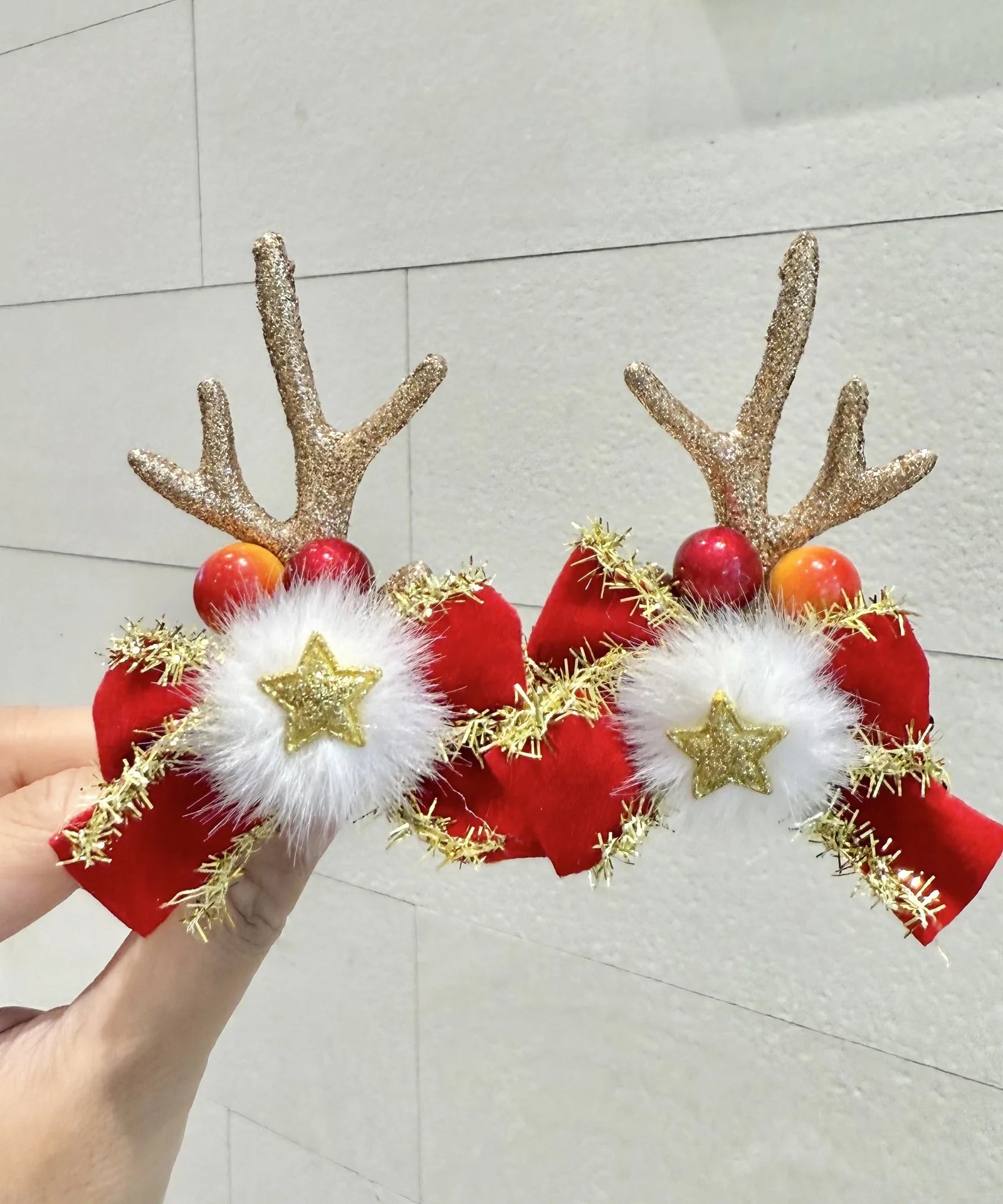 Kawaii Christmas Ear Hair Clip