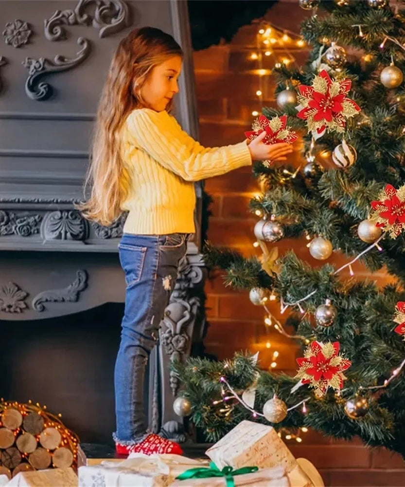 Christmas Flower Ornaments