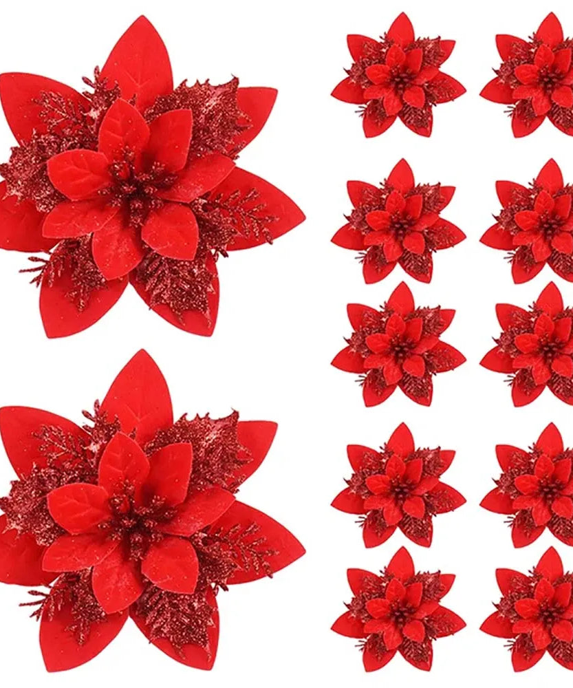 Christmas Flower Ornaments