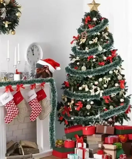 Christmas Tinsel Ribbons