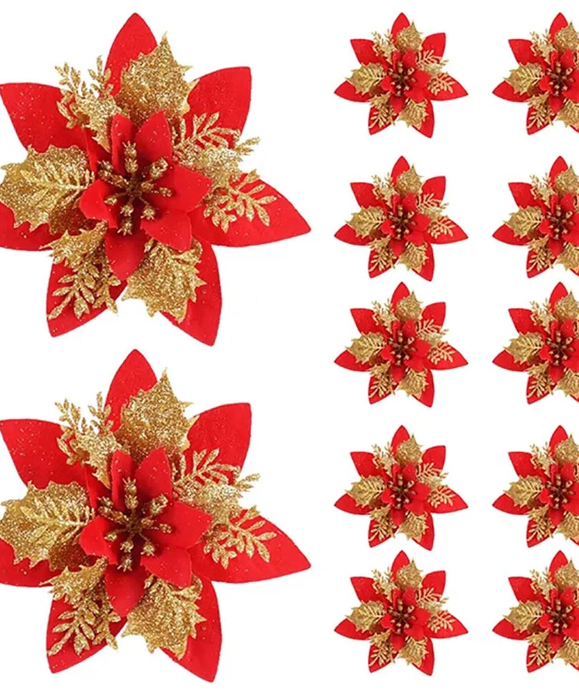 Christmas Flower Ornaments