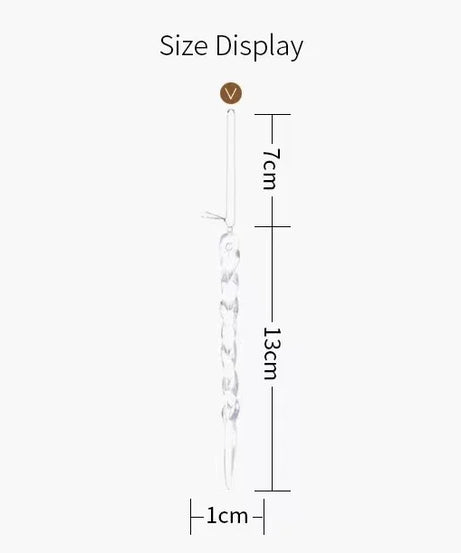 Crystal Clear Christmas Tree Ornaments