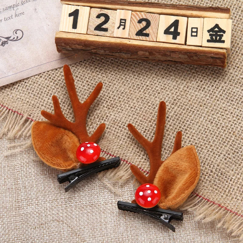Kawaii Christmas Ear Hair Clip