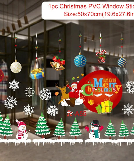 Christmas Wall Window Stickers