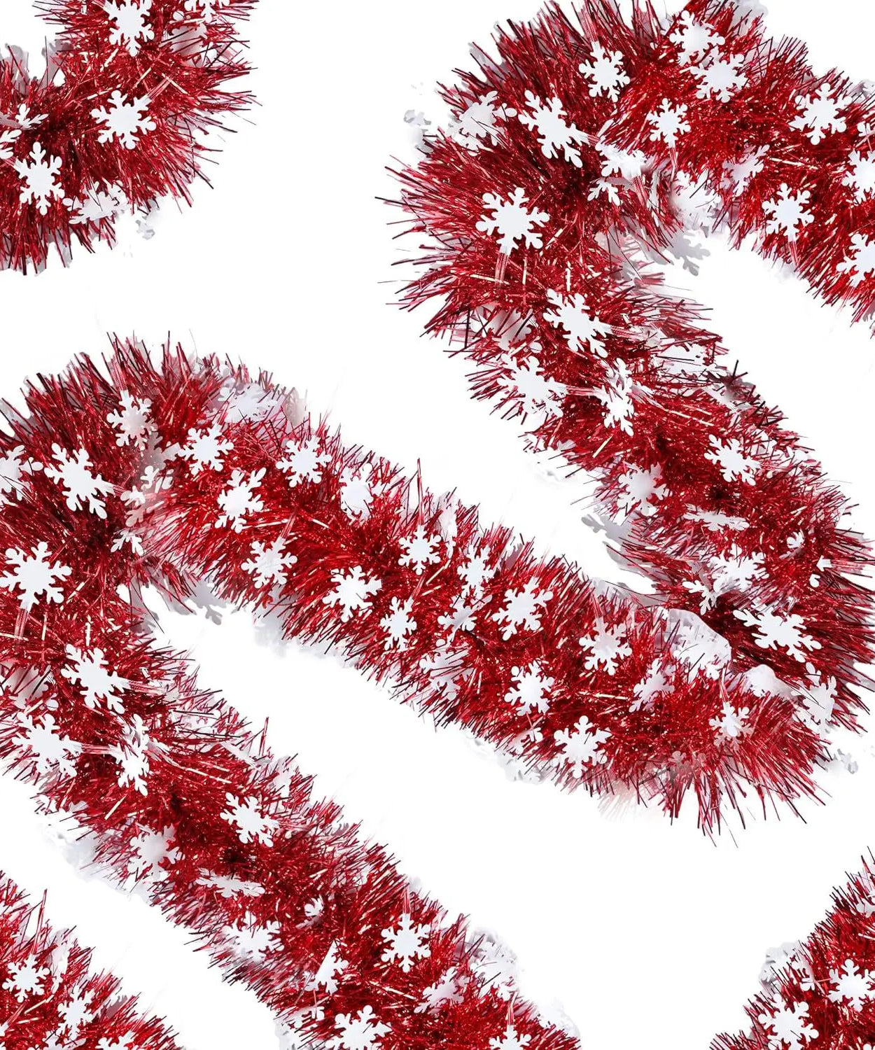 Christmas Snowflake Tinsel