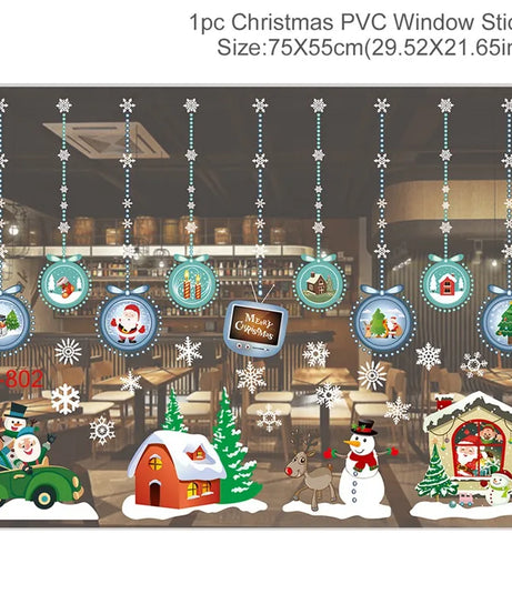 Christmas Wall Window Stickers