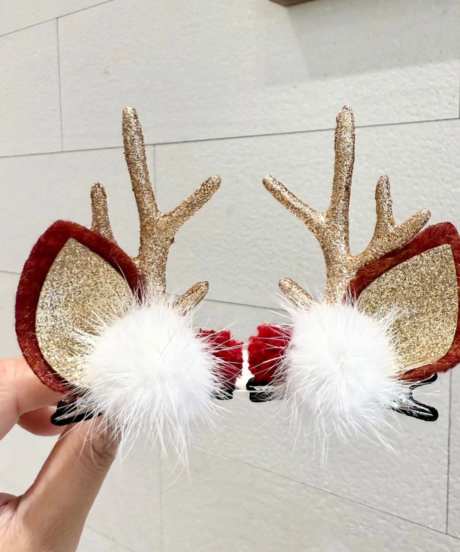 Kawaii Christmas Ear Hair Clip