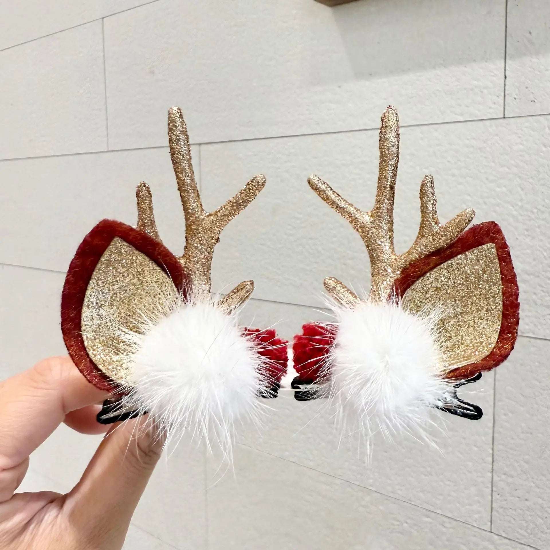 Kawaii Christmas Ear Hair Clip