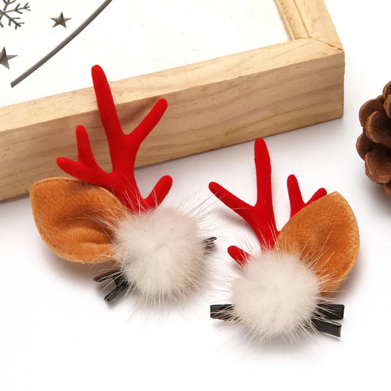 Kawaii Christmas Ear Hair Clip