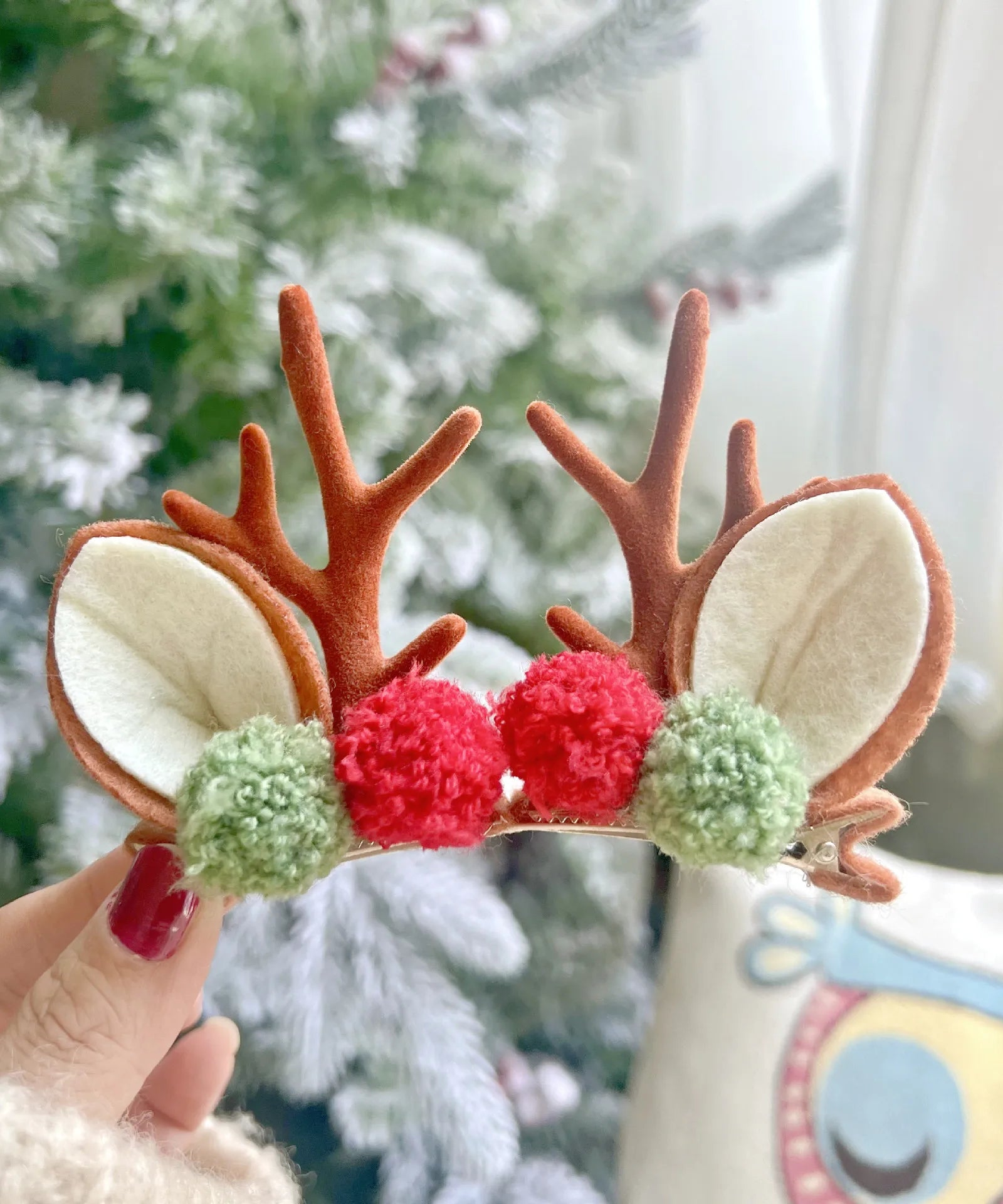 Kawaii Christmas Ear Hair Clip