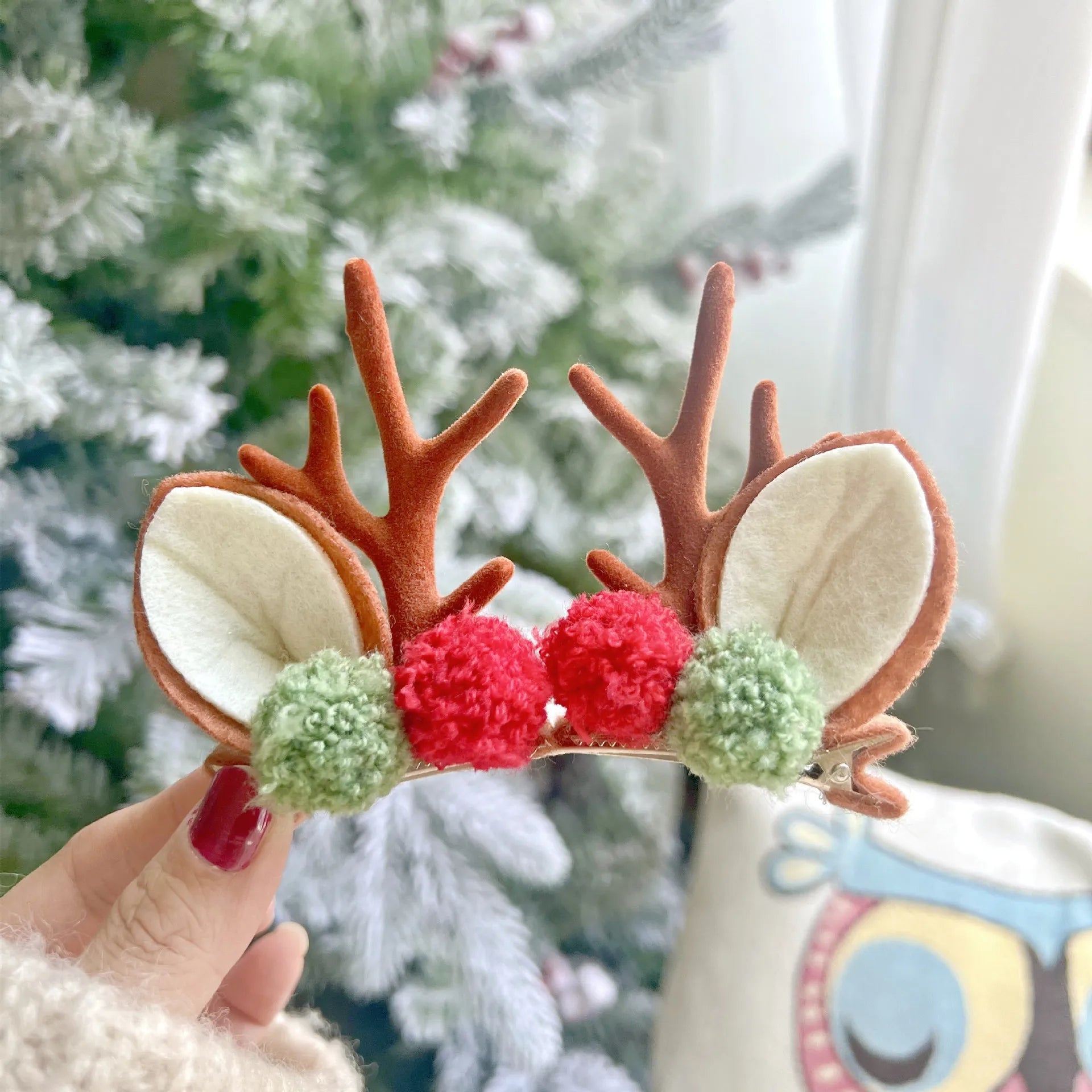 Kawaii Christmas Ear Hair Clip