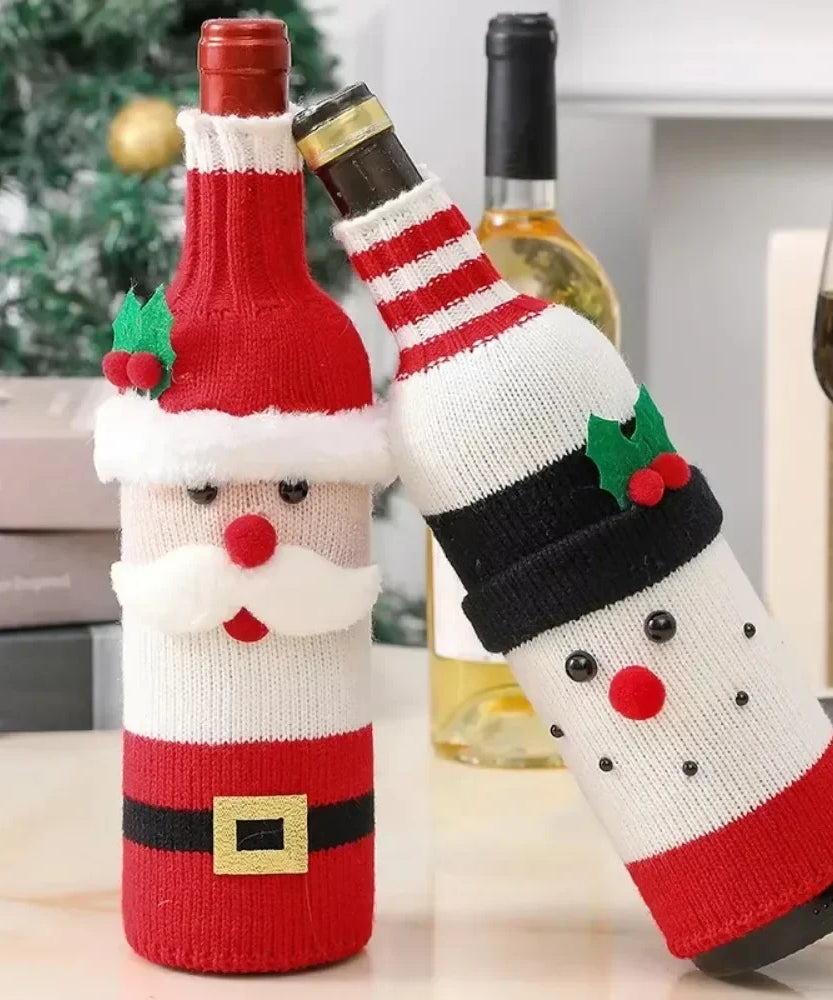 Christmas Wine Bottle Cover