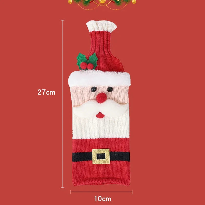 Christmas Wine Bottle Cover