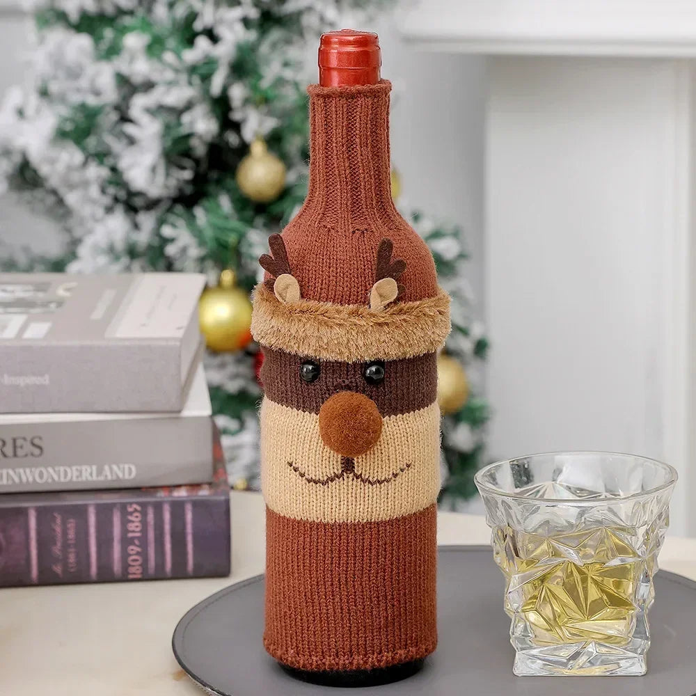 Christmas Wine Bottle Cover