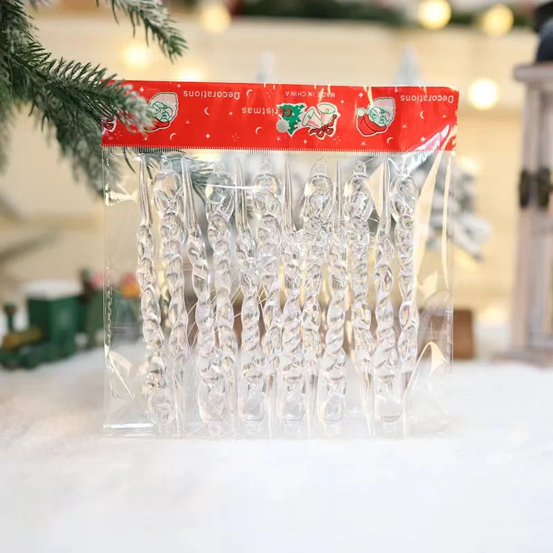 Crystal Clear Christmas Tree Ornaments