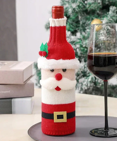 Christmas Wine Bottle Cover