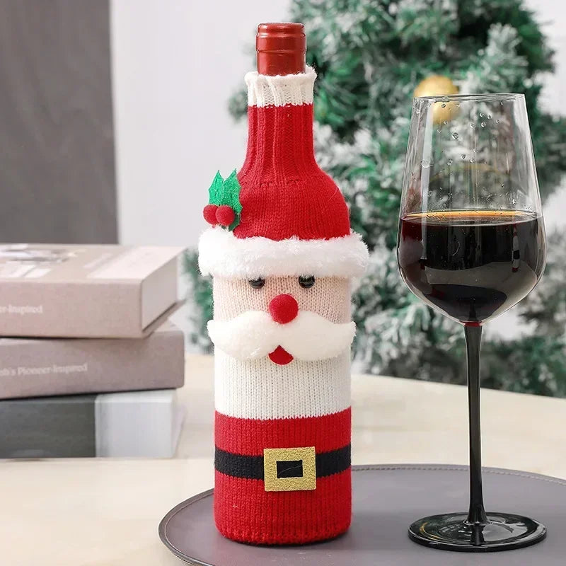 Christmas Wine Bottle Cover