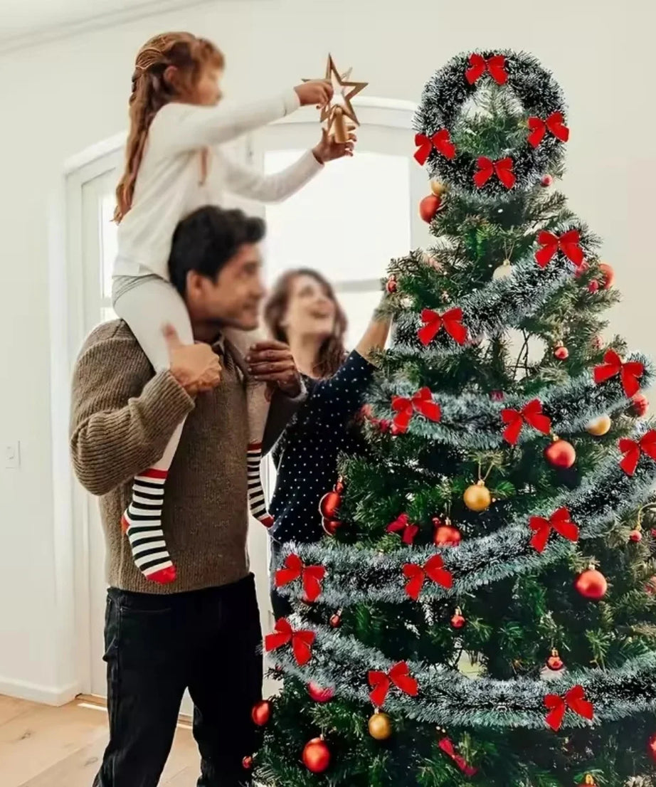 Christmas Tinsel Ribbons