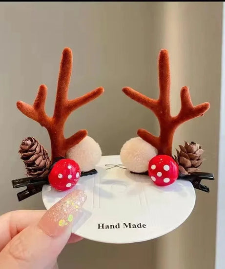 Kawaii Christmas Ear Hair Clip