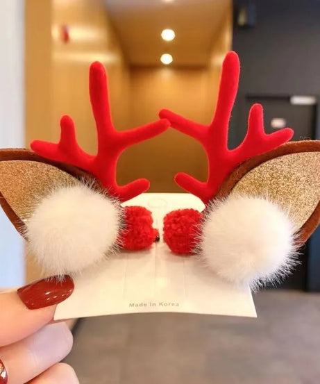 Kawaii Christmas Ear Hair Clip