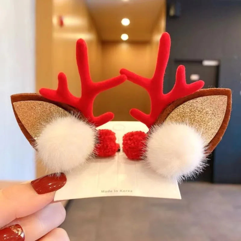 Kawaii Christmas Ear Hair Clip