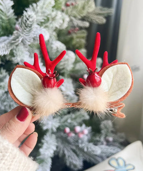 Kawaii Christmas Ear Hair Clip