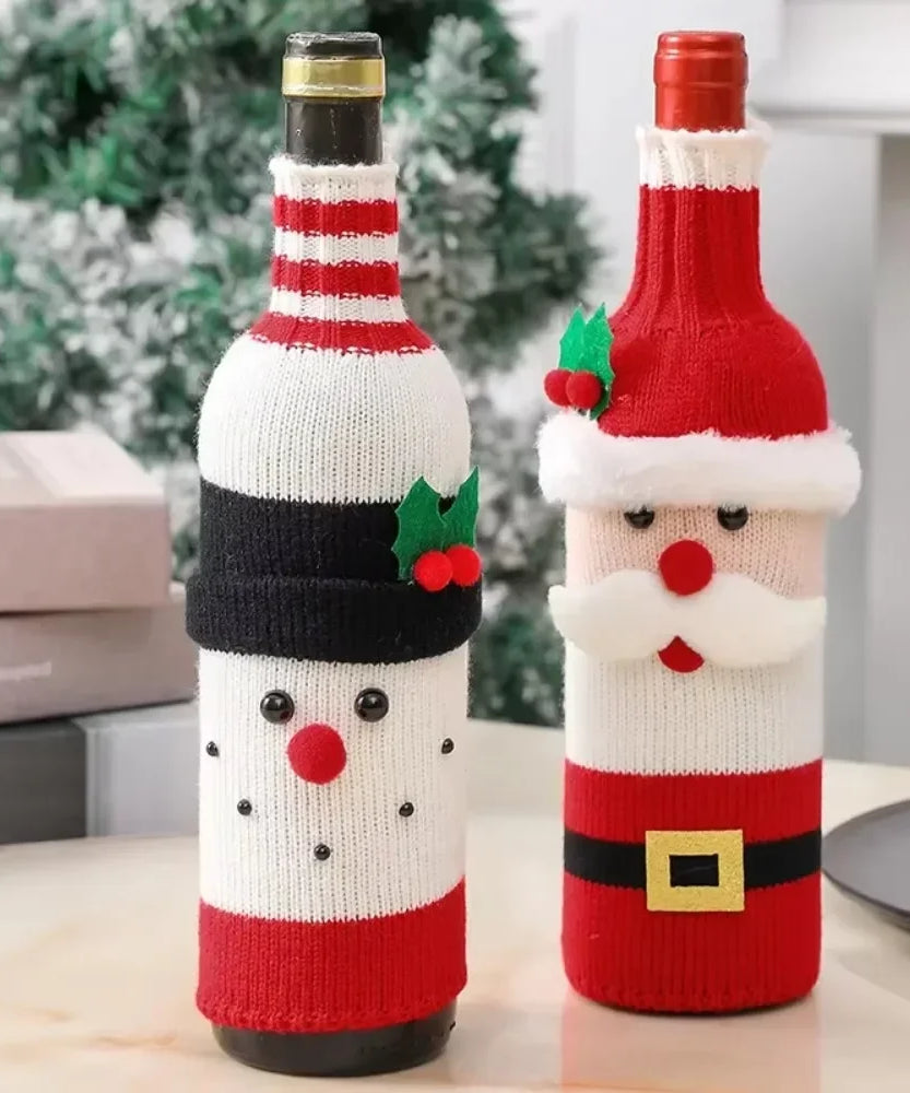 Christmas Wine Bottle Cover