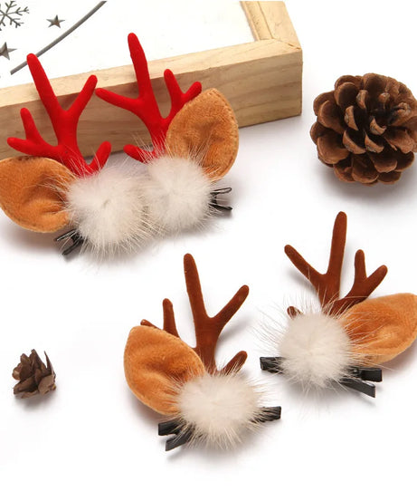 Kawaii Christmas Ear Hair Clip