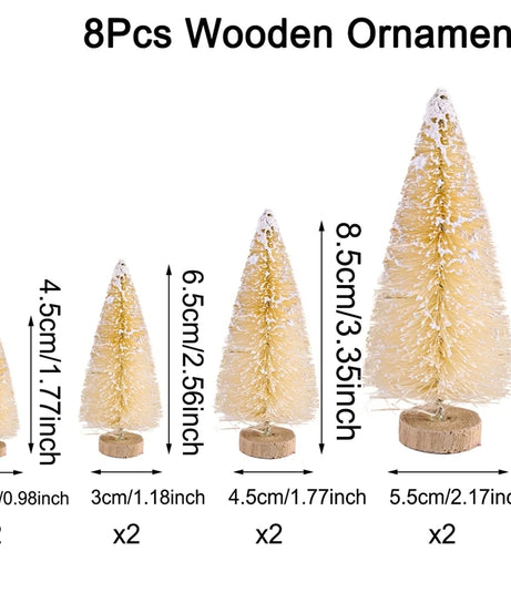 Mini Wooden Christmas Tree