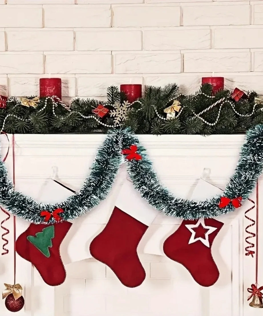 Christmas Tinsel Ribbons