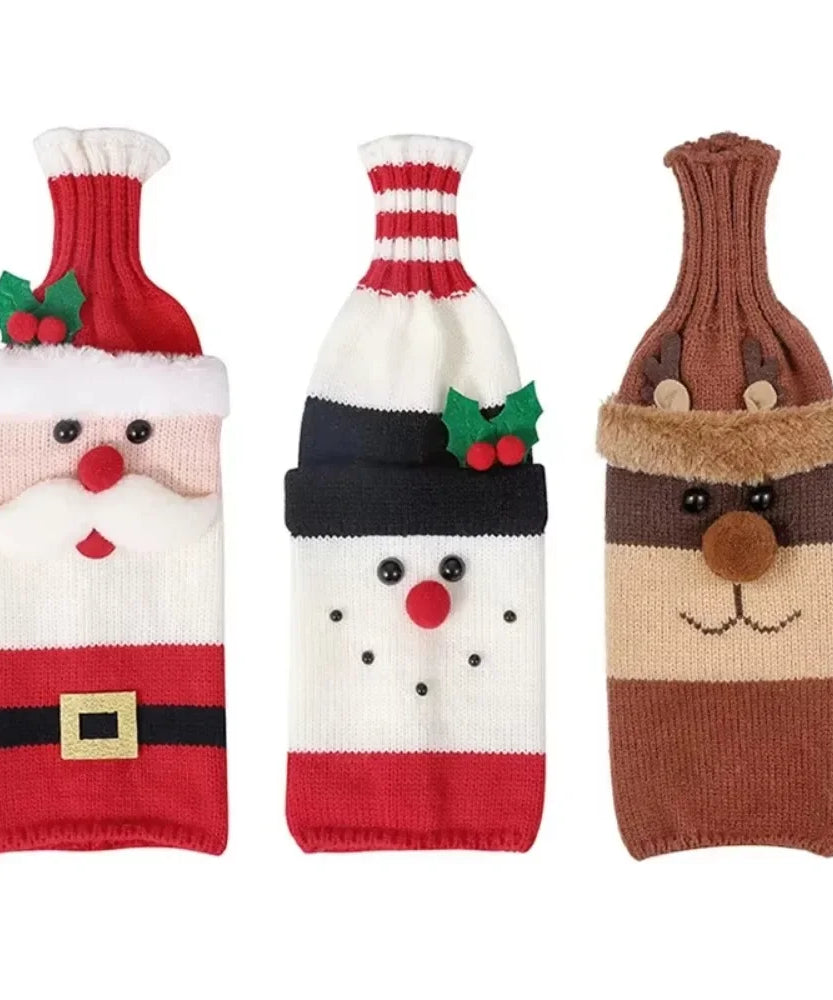 Christmas Wine Bottle Cover