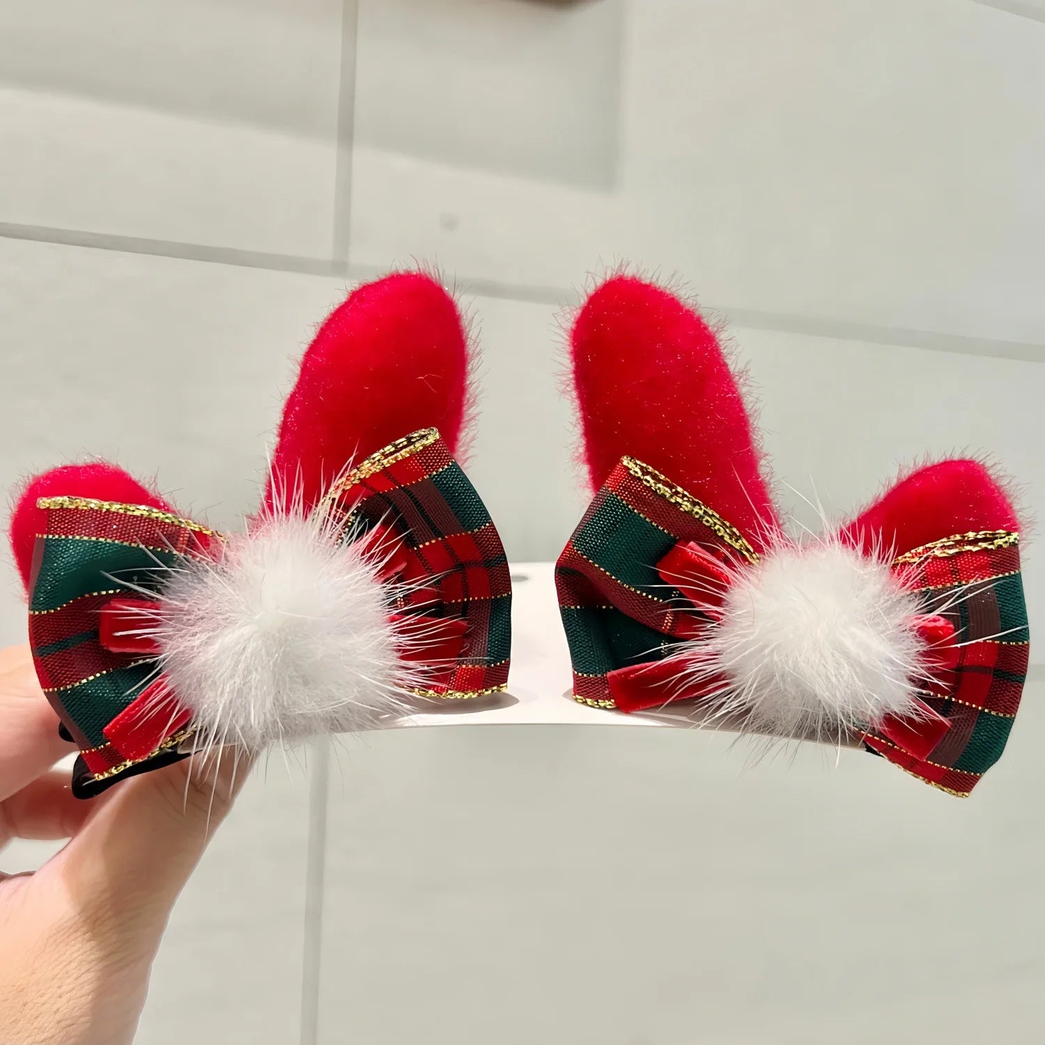 Kawaii Christmas Ear Hair Clip