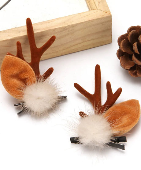 Kawaii Christmas Ear Hair Clip