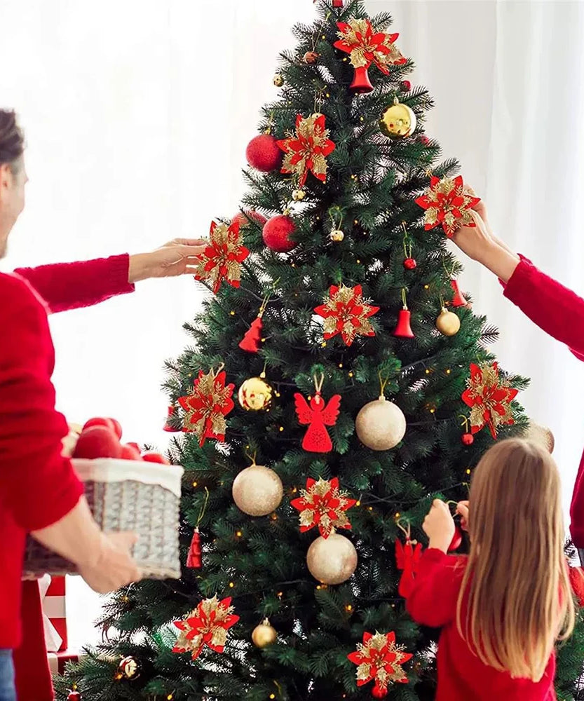 Christmas Flower Ornaments