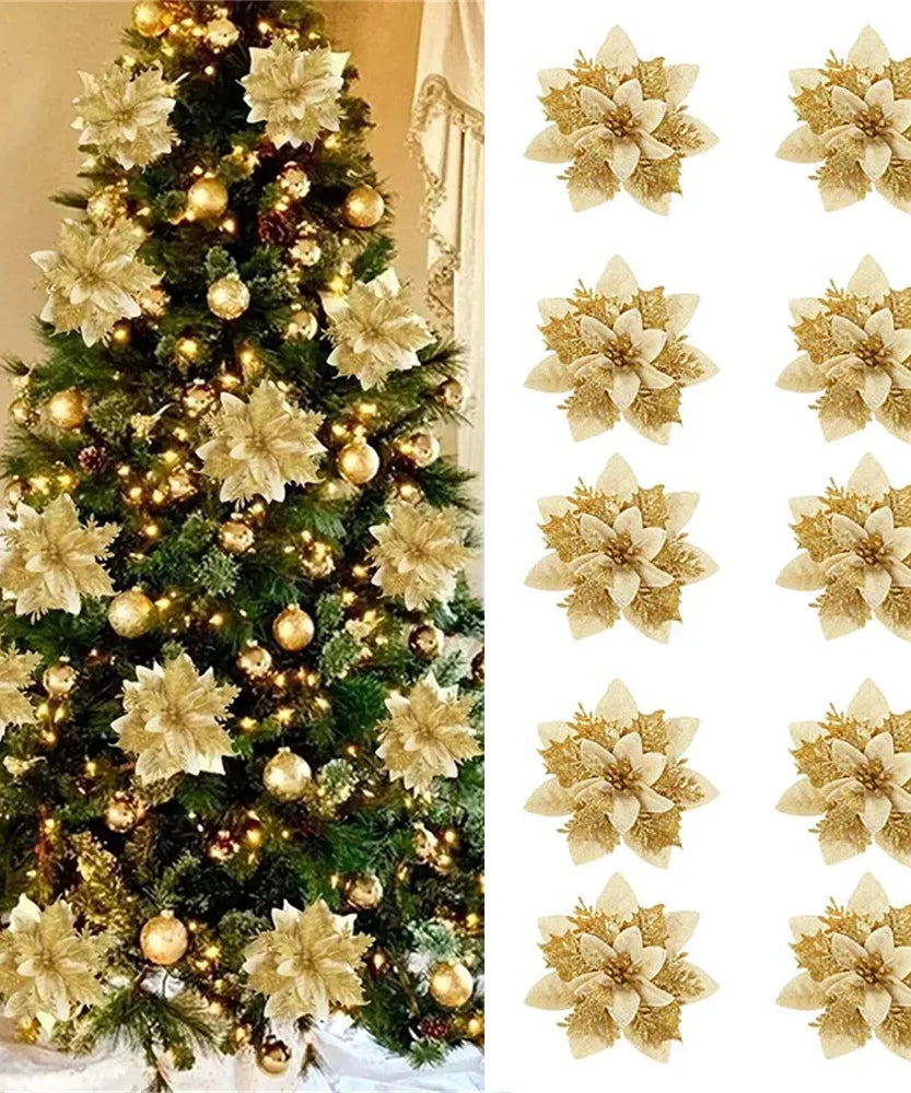 Christmas Flower Ornaments