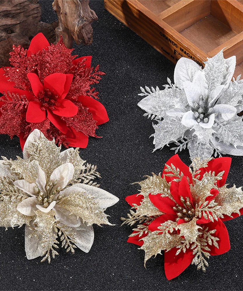 Christmas Flower Ornaments